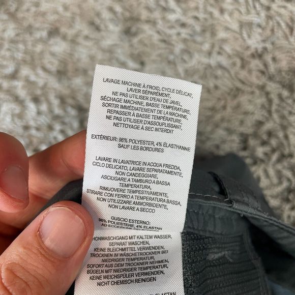 Columbia Omni Shade Pants Mens 32x34 Gray Hiking Outdoor Convertible Logo Light - Picture 9 of 14